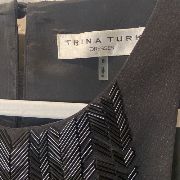 Trina Turk Little Black Dress - Size 6 - Picture 2 of 11